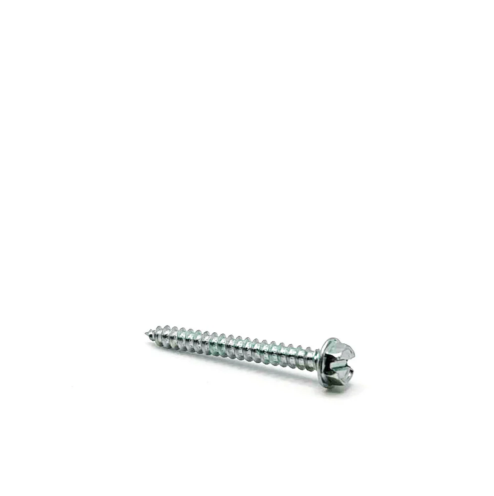 #8 x 1-1/2in Slotted Hex Washer Tapping Screw