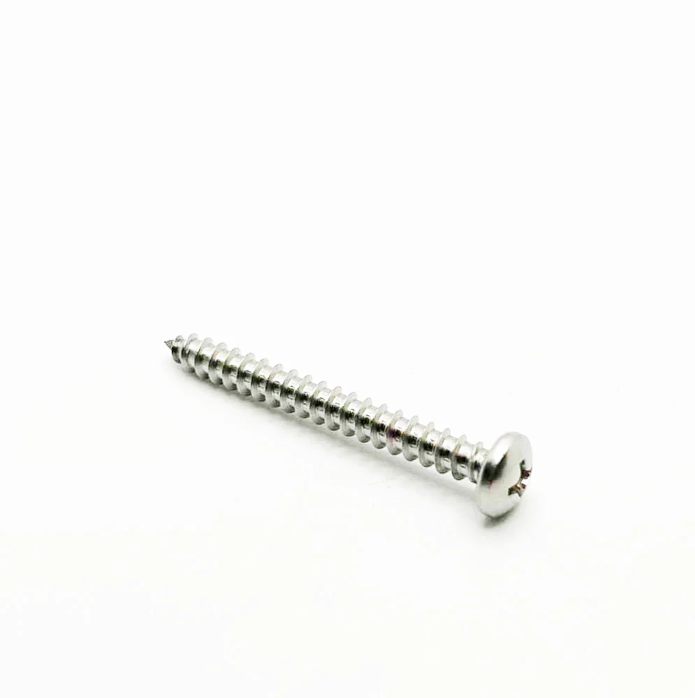 #8 x 1-1/2in Phillips Pan Tapping Screw Stainless Steel