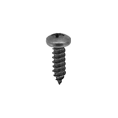 #8 x 1/2in Phillips Pan Trim Screw Black Oxide