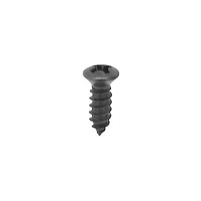 #8 x 1/2in Phillips Oval Trim Screw Black Oxide