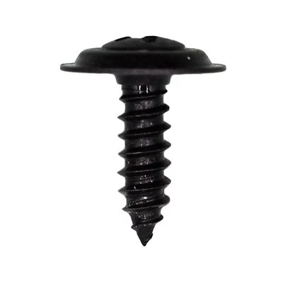 #8 x 5/8in #6 Head Phillips Oval Sems Tapping Screw Black Phosphate