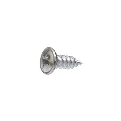 #8 x 7/16in Phillips Washer Head Tapping Screw Chrome