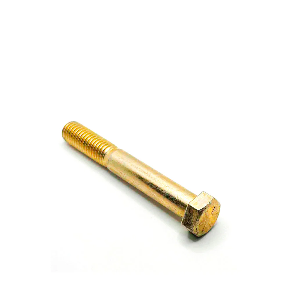 9/6-12 x 4in UNC Grade 8 Hex Cap Screw Yellow Zinc