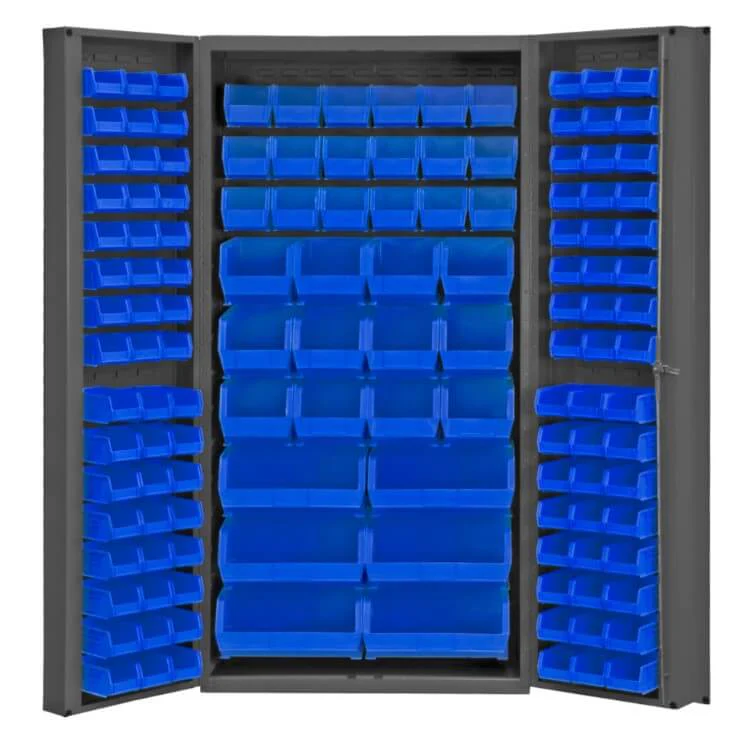 Cabinet with 132 Bins