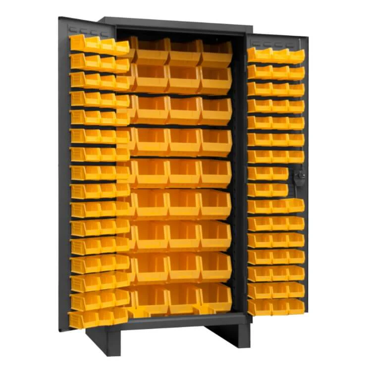 Cabinet with 132 Bins