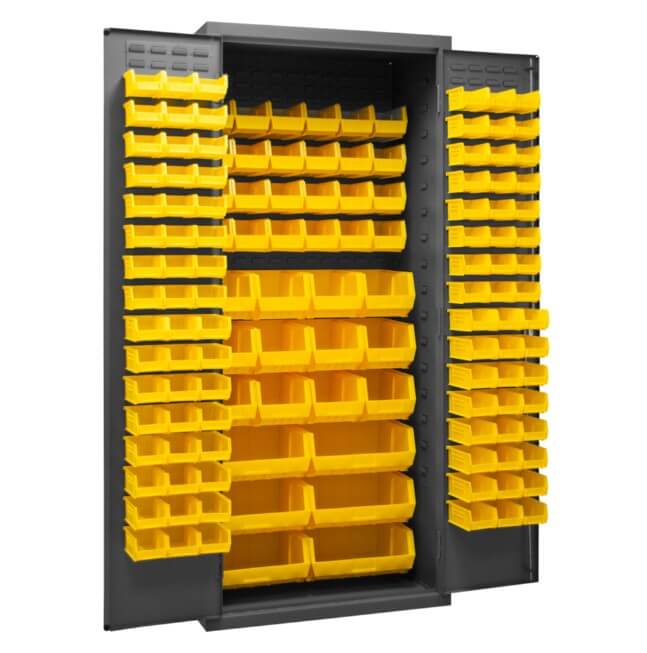 Cabinet with 138 Bins