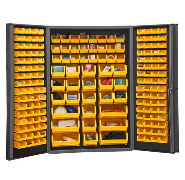 Cabinet with 176 Bins