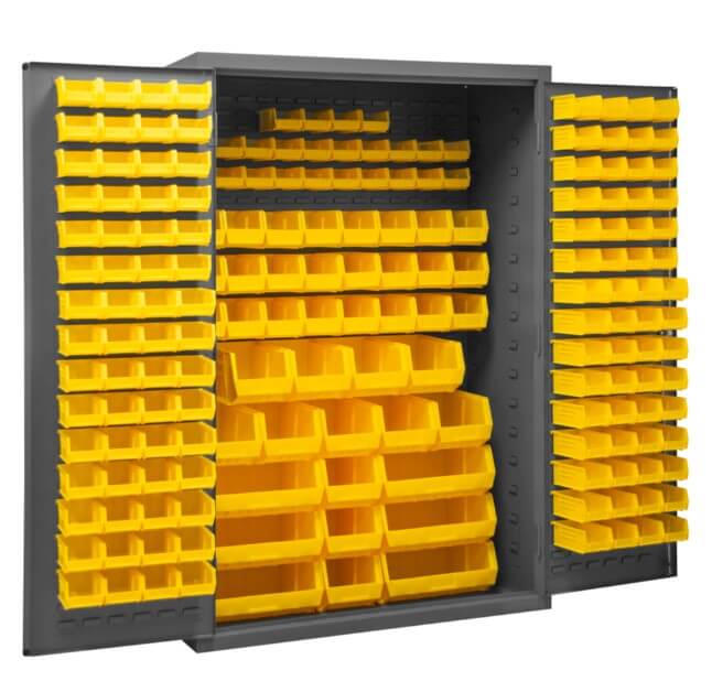 Cabinet with 186 Bins