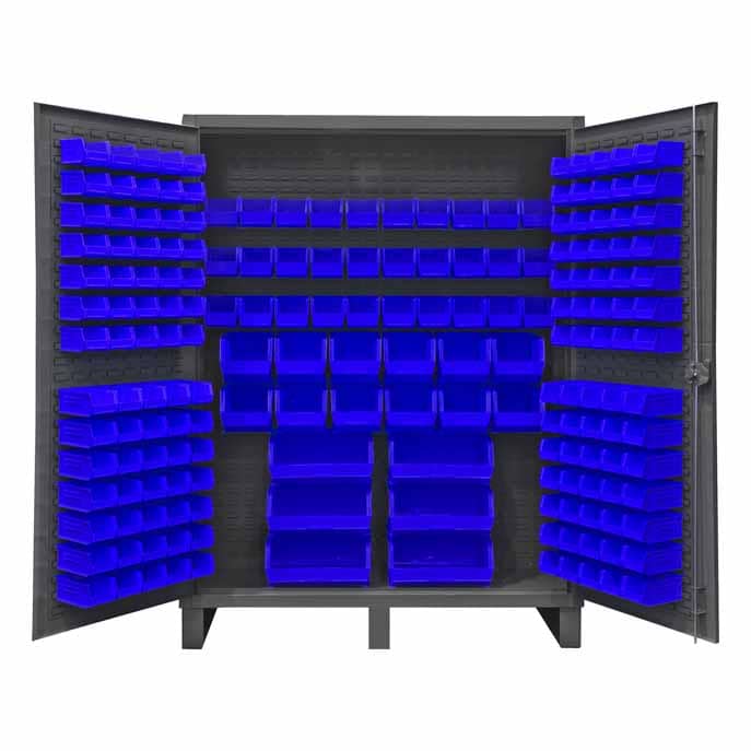 Cabinet with 198 Bins