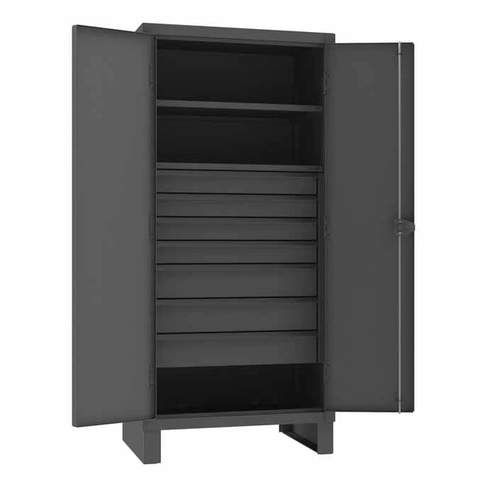 Cabinet with 7 Drawers and 2 Shelves