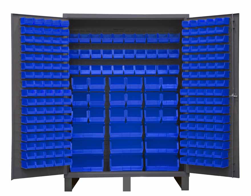 Cabinet with 227 Bins