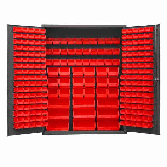 Cabinet with 227 Bins and no legs