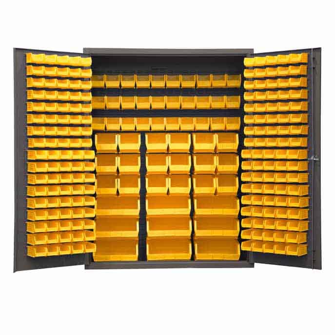 Cabinet with 227 Bins and no legs