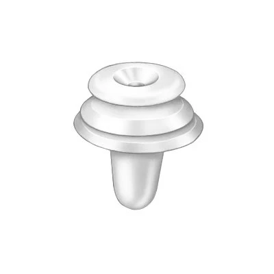 9.5 x 14mm Mazda & Toyota Trim Panel Retainer White Nylon