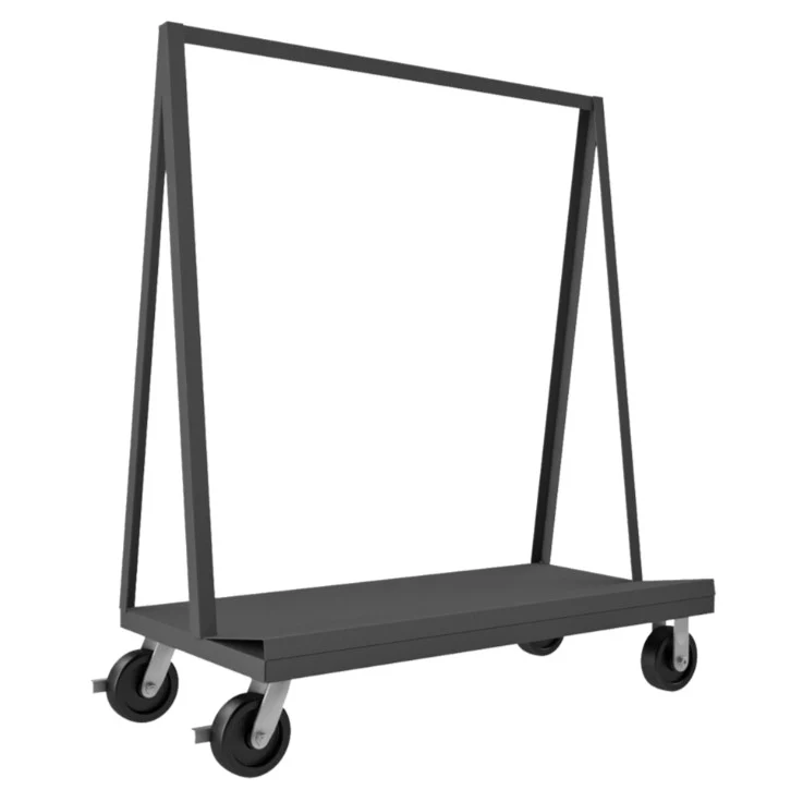 Drywall A-Frame Truck with Slanted Shelves