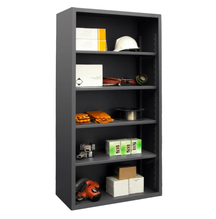 12 Ga. Enclosed Sheving with 4 Shelves and 1,900LB Capacity