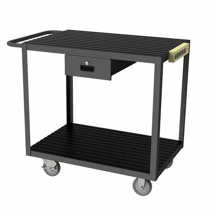 Instrument Cart with 2 Flush Shelves