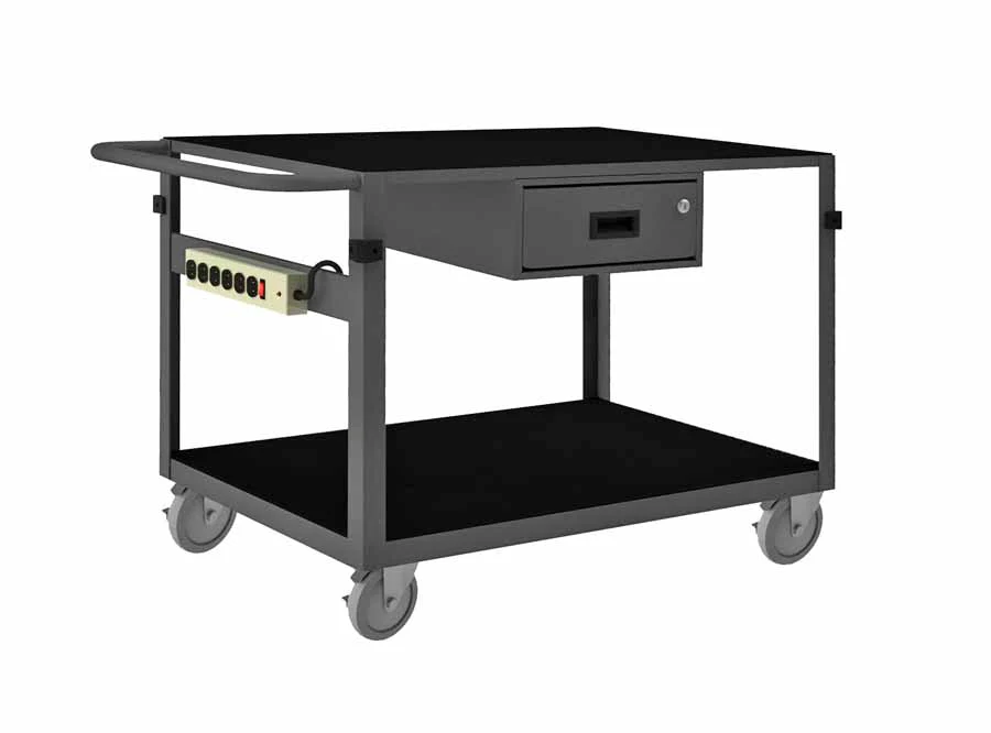 Instrument Cart with 2 Flush Shelves