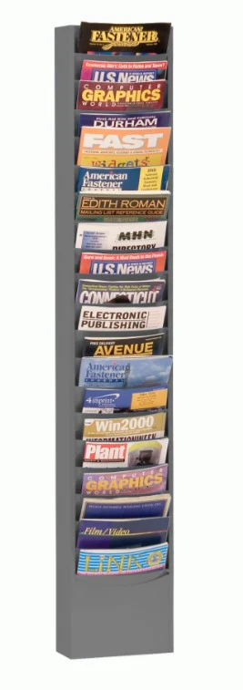 Lit Rack with 20 Pockets
