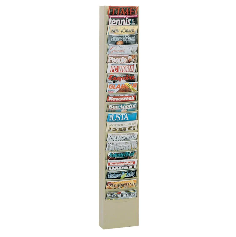 Lit Rack with 20 Pockets