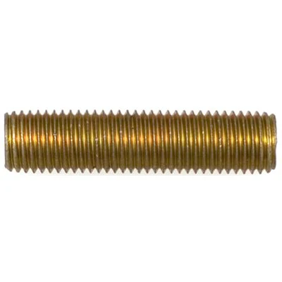 M10-1.25 x 42mm Class 8.8 Manifold Stud Zinc & Yellow Dichromate