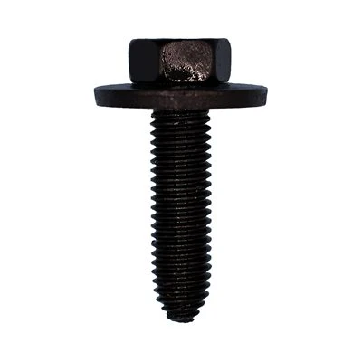 M10-1.5 x 40mm Hex Head Sems Body Bolt Phosphate