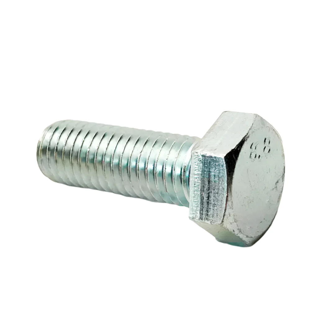M12-1.75 x 30mm Class 8.8 Hex Cap Screw DIN 933 Full Thread