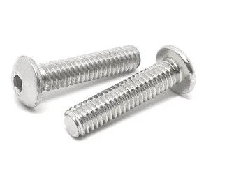 M6-1.0 x 40 Stainless Steel Metric Button Socket Cap Screw Grade 18.8