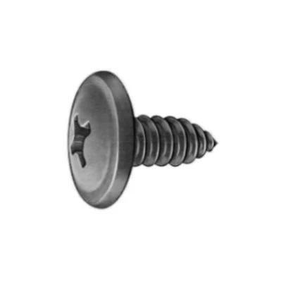 M6.3 x 16mm Phillips Truss Head Tapping Screw Black Phosphate