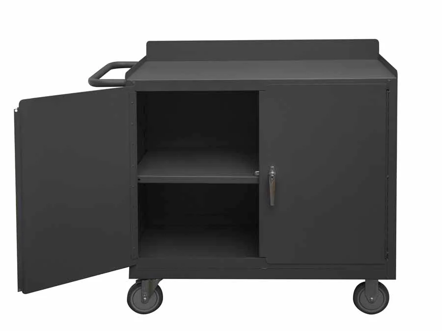 Mobile Bench Cabinet with 1 Shelf