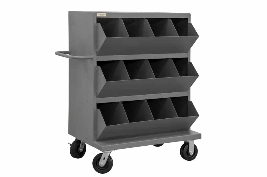 Mobile Bin with 12 Holes