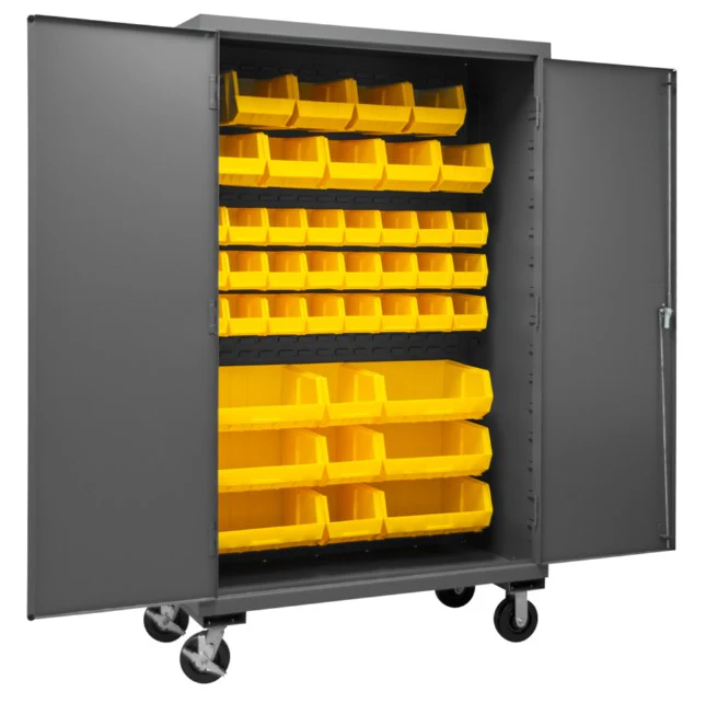 Mobile Cabinet with 42 Bins