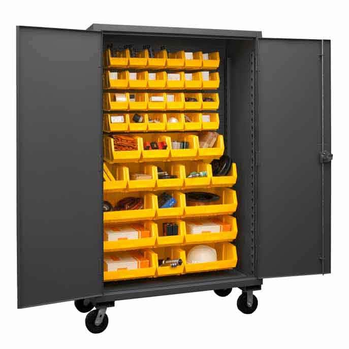 Mobile Cabinet with 42 Bins