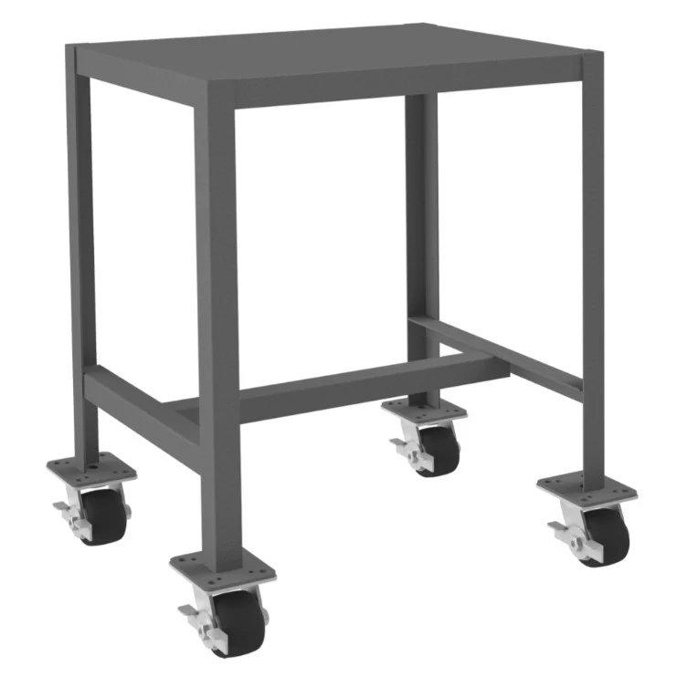18in x 24in Mobile Machine Table Workbench with 1 Shelf