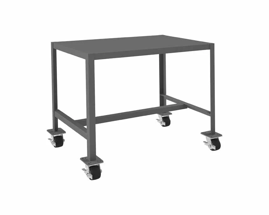 24in x 36in Mobile Machine Table Workbench with 1 Shelf