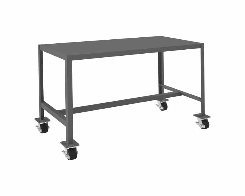 24in x 48in Mobile Machine Table Workbench with 1 Shelf