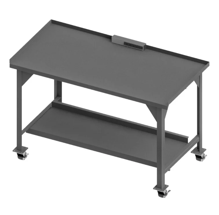 60in x 30in Mobile Workbench with a Power Strip