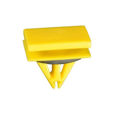 9/16in Rocker Panel Moulding Clip Yellow Nylon