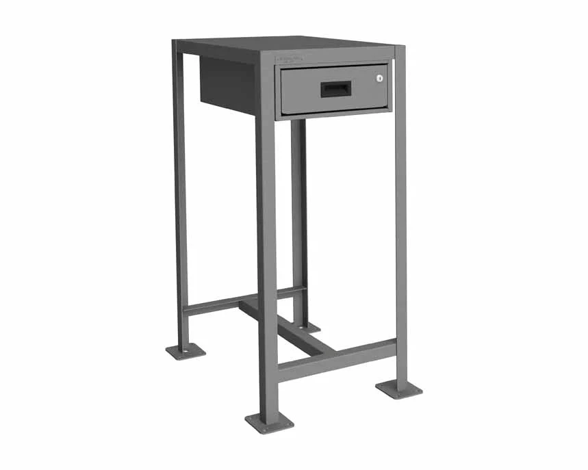 18in x 24in Machine Table Workbench with 1 Shelf and 1 Drawer