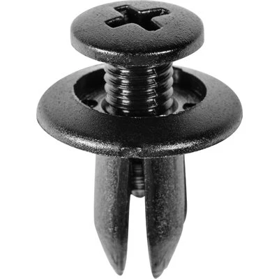 Toyota Push Retainer Head Diam: 15mm Stem Length : 12mm Phillips Hole: 7mm Black