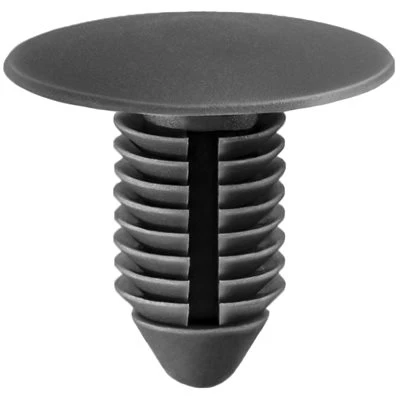 Compensator Panel To Quarter Panel Retainer Head Diam: 1" Stem Diam: 7/16" Stem Length : 13/16"  Nylon