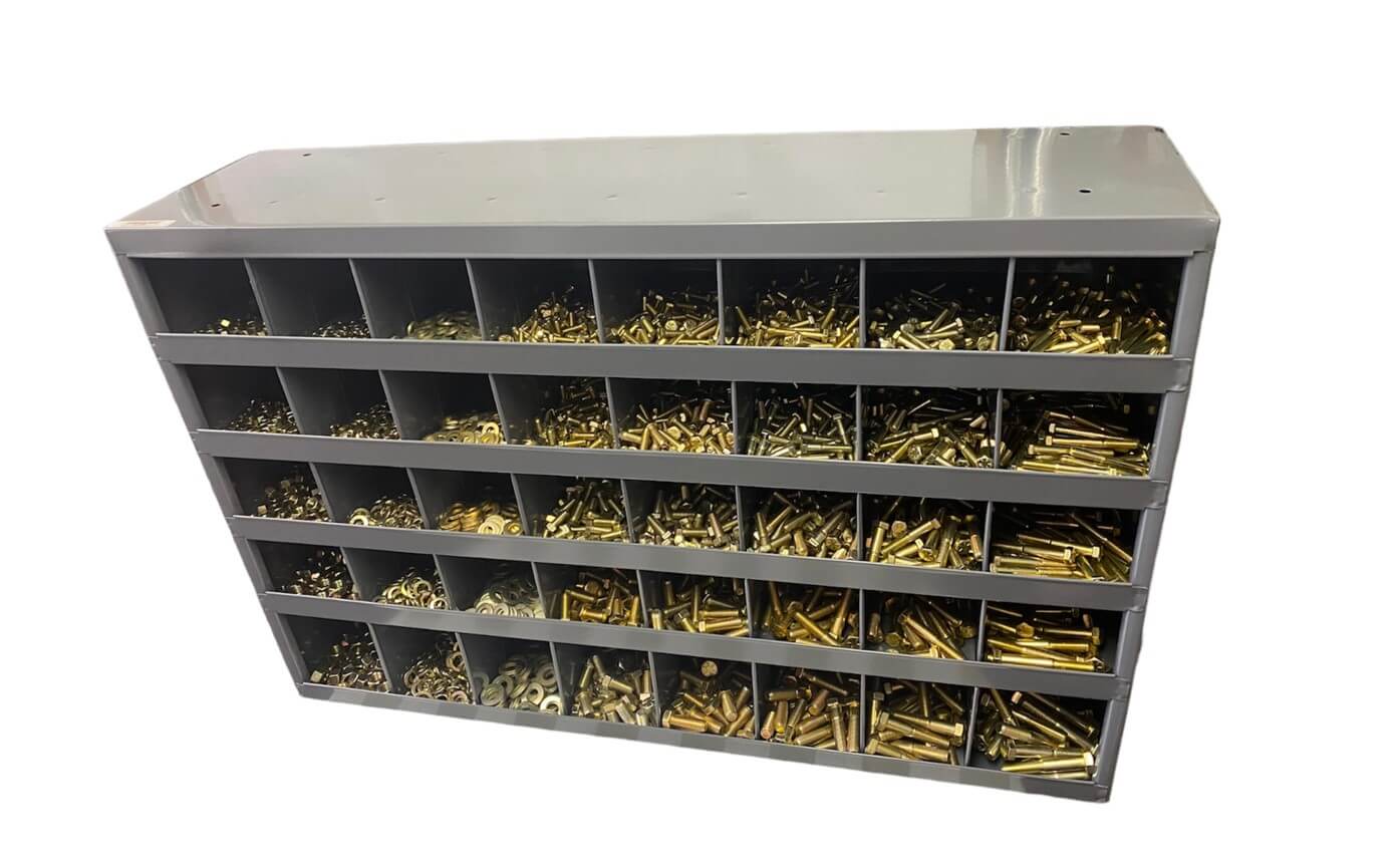 2,525 Piece Grade 8 UNF Hex Head Cap Screw Assortment Refill