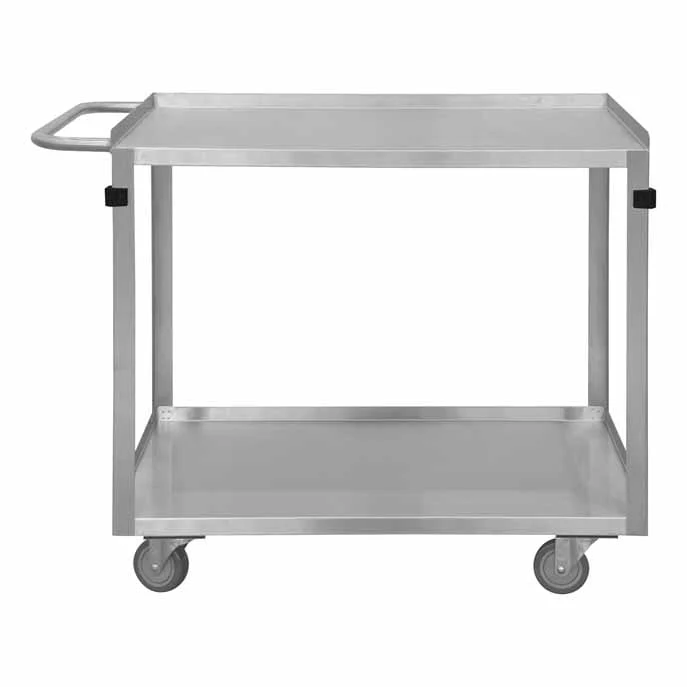 Stainless Steel Stock Cart with 2 Shelves