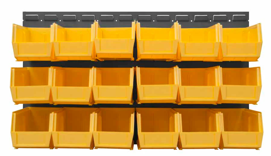 Wall Mountable Louvered Panel Rack